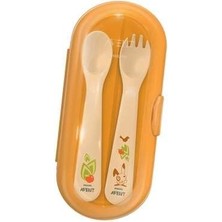 Philips Avent SCF718/00 Kutulu Çatal ve kaşık seti 12ay+