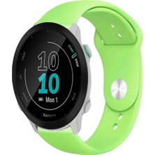 Garmin Forerunner 55 ile Uyumlu Kordon Yumuşak Dokulu Esnek Jel Silikon Kayış