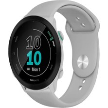 Garmin Forerunner 55 ile Uyumlu Kordon Yumuşak Dokulu Esnek Jel Silikon Kayış