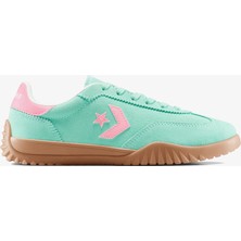 Converse Run Star Trainer Suede Unisex Yeşil Sneaker