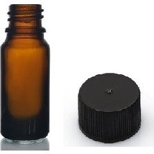 Ziylan 5 ml Kahverengi Şişe Düz Kapaklı, 30 Adet, Cam Şişe, Esans Şişesi, Yağ Şişesi, Kozmetik Şişesi