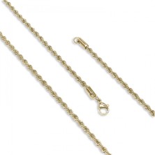 Neararsanbizde Sarı Sarmal Çelik Kolye 3mm 3357CEK010