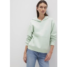 Mavi Kapüşonlu Yeşil Basic Sweatshirt 167299-71449