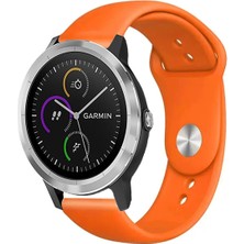 Garmin Vivoactive 3 ile Uyumlu Kordon Yumuşak Dokulu Esnek Jel Silikon Kayış