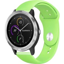 Garmin Vivoactive 3 ile Uyumlu Kordon Yumuşak Dokulu Esnek Jel Silikon Kayış