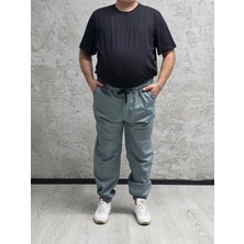 15000-BATTAL Bel ve Paça Lastikli Pantolon