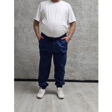 15000-BATTAL Bel ve Paça Lastikli Pantolon