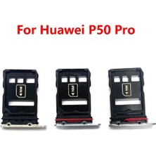 Huawei P50 P60 Pro Sim Kart Yuvası Tepsi Tutucu Sim Kart Okuyucu Soketi