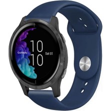 Garmin Venu ile Uyumlu Kordon Yumuşak Dokulu Esnek Jel Silikon Kayış