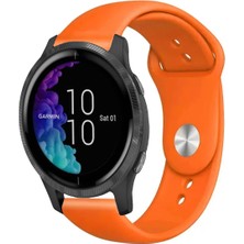 Garmin Venu ile Uyumlu Kordon Yumuşak Dokulu Esnek Jel Silikon Kayış