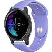 Garmin Venu ile Uyumlu Kordon Yumuşak Dokulu Esnek Jel Silikon Kayış