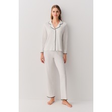Suwen Rio Gömlek Yaka Pijama Takımı