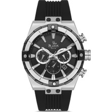 Platin Pierre HDS-PL-1065GD-J2 Silikon Kordon Fonksiyonları Aktif Erkek Kol Saati