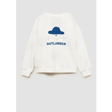 Erkek Çocuk Baskılı 3 Iplik Kumaş Pamuklu Sweatshirt