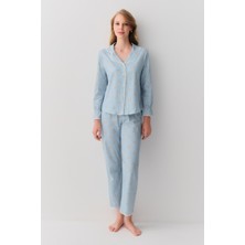 Suwen Julia Gömlek Yaka Pijama Takımı
