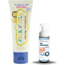 Jack And Jill Doğal Sakız Aromalı Diş Macunu 50 G + Hediye Diş Beyazlatıcı Köpük