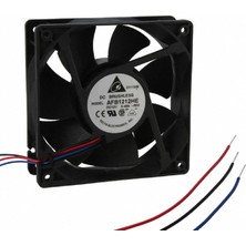 Delta AFB1212SHE-R00 ,120X38MM 12VDC 152-CFM 3-Kablo Fan