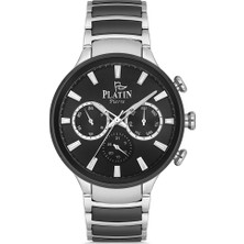 Platin Pierre HDS-PL-1072GA-J2 Çelik Kordon Fonksiyonları Aktif Erkek Kol Saati