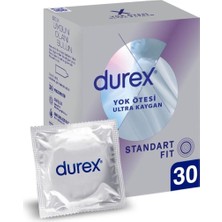 Durex Ultra Kaygan 30'lu Standart Fit Prezervatif Yüksek Konfor ve Güvenlik Sağlar