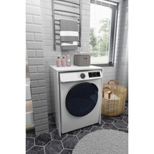 Çamaşır Makinesi Dolabı Kurutma Makinesi Uyumlu Kapaksız Dolap 91.8 x 67.3 x 60 cm