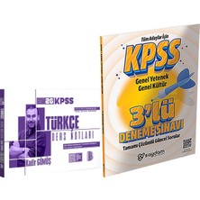2026 Kpss Türkçe Ders Notları - 3 Deneme