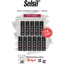 Selsil Motor Temizleyici Parlatıcı, 11 Al 9 Öde 500 ml ve Rosie Pamuk