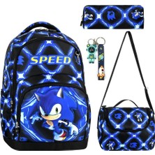 Ultra Lüks Erkek Çocuk Ortopedik Su Geçirmez İlkokul Çantası Termal Beslenme ve Kalemlik