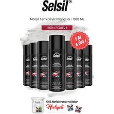 Selsil Motor Temizleyici Parlatıcı, 500 ml 7 Al 6 Öde ve Rosie Pamuk