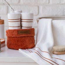 Schafer Home Daily 4 Lü Havlu Seti 30X50 Cm-Kiremit