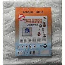 Elektrikli Süpürge Toz Torbası 10'lu Beyaz Set