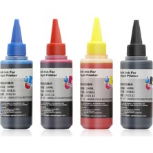 Canon Yazıcılar Için 4 Renk 100 ml Japon Mürekkep Seti