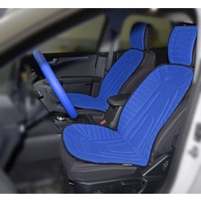 Fiat 126 Bis Oto Koltuk Minderi Mavi Ön Iki Set