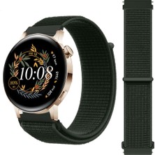 Huawei Watch Gt3 42MM Gt2 42MM Ile Uyumlu Ayarlanabilir Cırt Cırtlı Yumuşak Spor Kumaş Örgü Kordon
