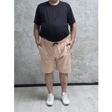 2335-BATTAL Beden 2 Iplik Düz Şort