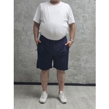 2335-BATTAL Beden 2 Iplik Düz Şort