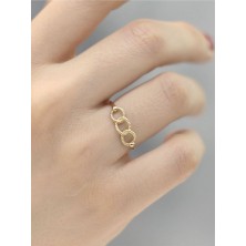 14 Ayar Altın 3'lü Ataş Yüzü