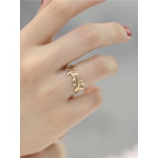 14 Ayar Altın Sarmaşık Yüzük