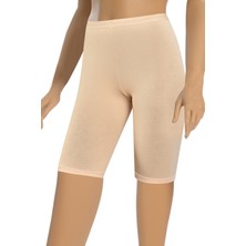 Öts Kadın Diz Üstü Tayt Likralı Ince Bel Lastikli (%96 Pamuk - %4 Elastan)