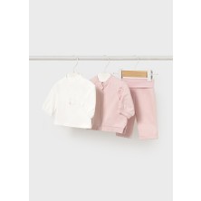 2607 Mayoral Rosa Baby Alt - Üst - Ceket 3'lü Takım