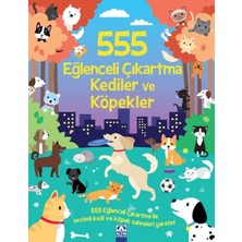 555 Eğlenceli Çıkartma Kediler ve Köpekler
