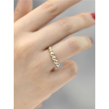 14 Ayar Altın Tam Tur Toplu Yüzük