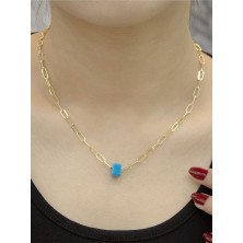 14 Ayar Altın Büyük Ataş Zincir Kolye