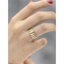 14 Ayar Altın Prentzel Yüzük