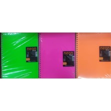 A4 Çizgili Proje Defteri 100 Yaprak + 10 Poşet Dosyalı Proje Defteri (3 Renk Tek Defter Gönderilecek