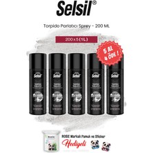 Selsil 5 Al 4 Öde Torpido Parlatıcı Sprey, 200 ml ve Rosie Pamuk
