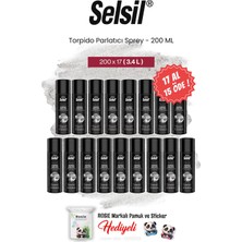 Selsil 200 ml Torpido Parlatıcı Sprey, 17 Al 15 Öde ve Rosie Pamuk