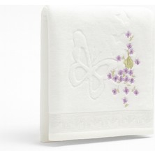 Özdilek Jasmin Kadife %100 Pamuklu Yumuşak Desenli Havlu 50×90