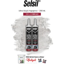 Selsil Ultra Güçlü Yapıştırıcı 290 Ml, 2 Adet ve Rosie Pamuk