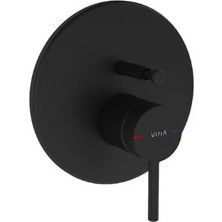 Vitra Origin A4226536 Ankastre Banyo Bataryası Mat Siyah