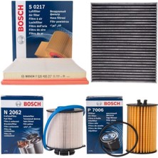 Bosch Opel Astra J 1.6 Dizel Motor İçin Bosch Filtre Bakım Seti 2014-2018 Yılları Arası Uyumlu